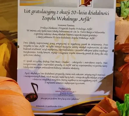 Milanówek: Koncert Jesienny „Opera Leśna” i jubileusz 20-lecia zespołu „Arfik”